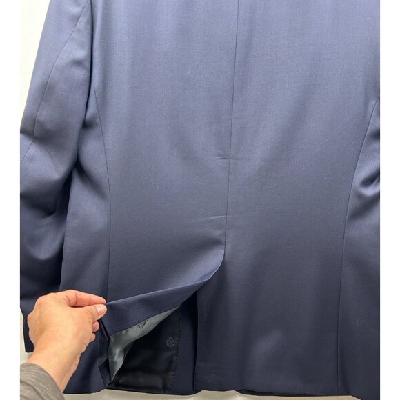 Lauren Ralph Lauren Men’s Blazer 44L Navy Wool Blend Classic Fit Sport Coat - Picture 10 of 12